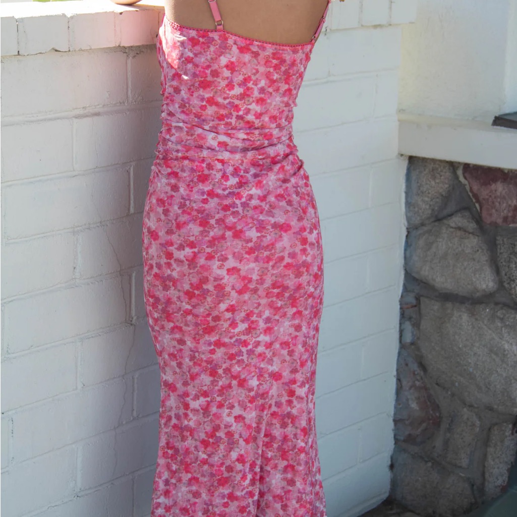 Nwt Nectar Clothing Sleeveless Stretch Lace Midi Dress — image 6 of 8